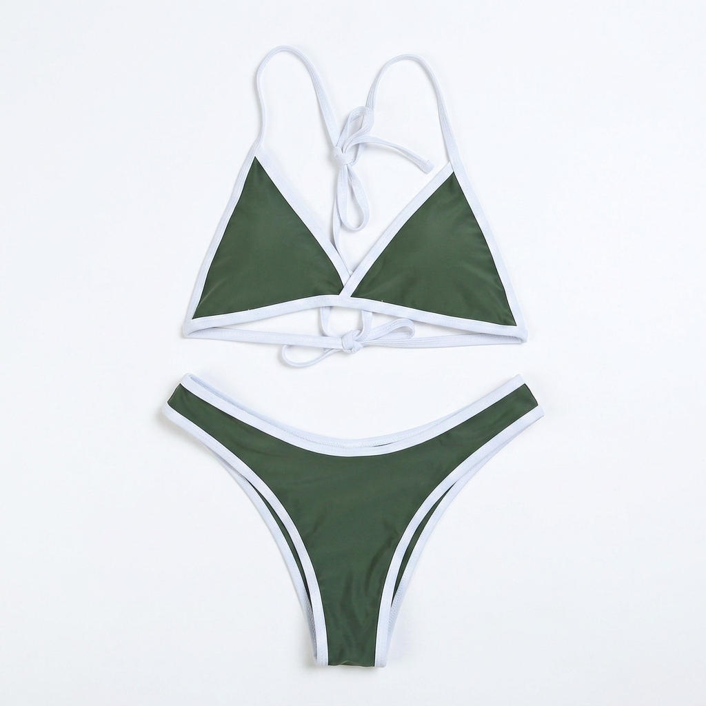 Biquíni Arrifana Verde Militar